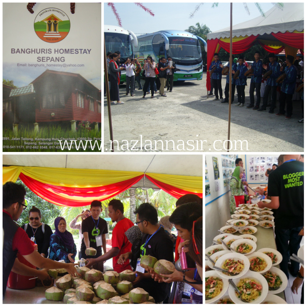 Ketibaan di Banghuris Homestay nazlannasir
