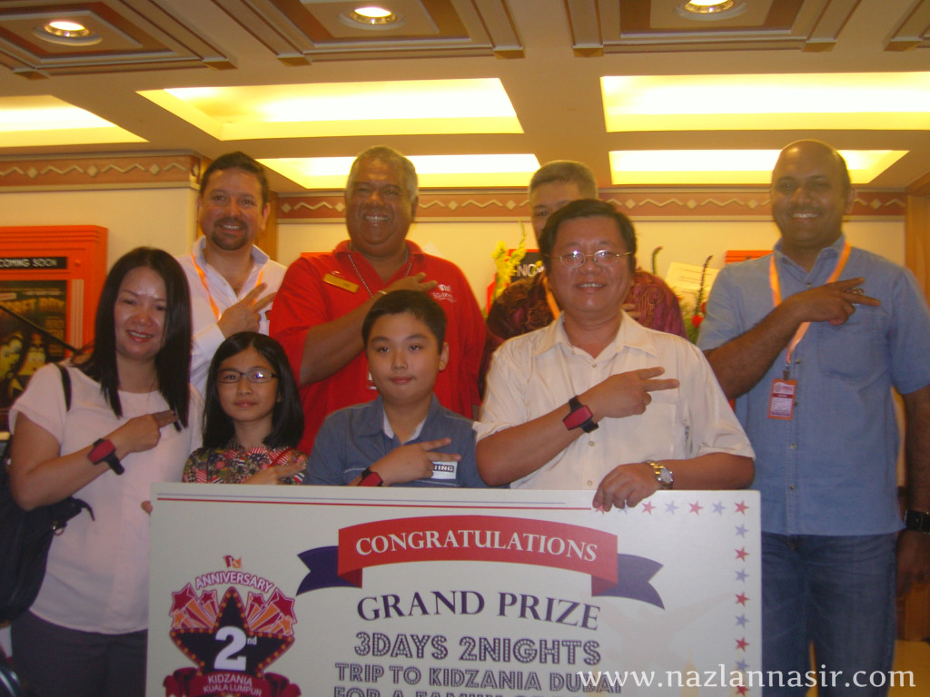 VVIP bersama pemenang Kontes KidZania KL