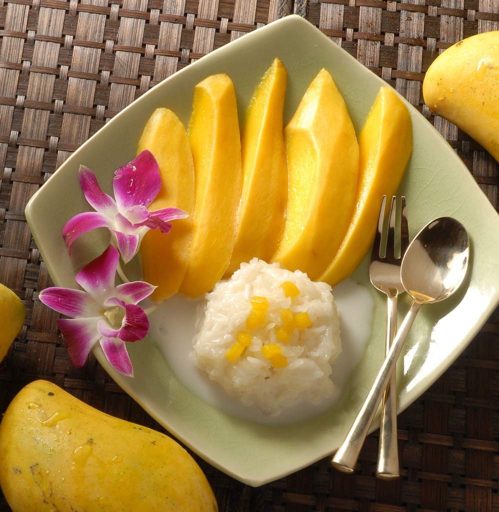 Nasi Berkrim Bersama Mangga