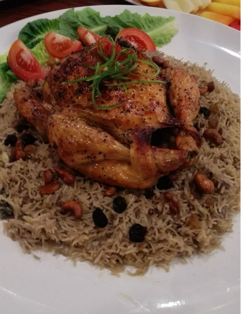 Nasi Me'nate and Grill Chicken