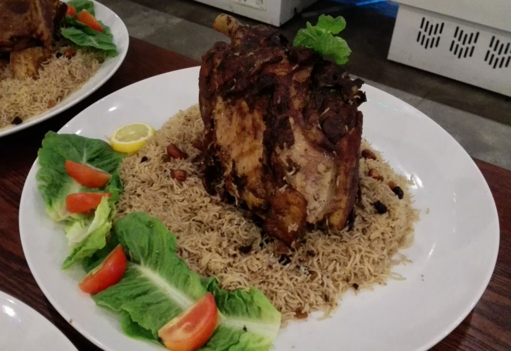 Nasi Me'nate and Lamb Shoulder