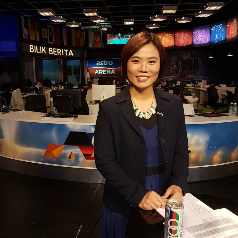 Sharon Wee ketika menyampaikan perkembangan terkini atlit negara di Olimpik Rio 2016