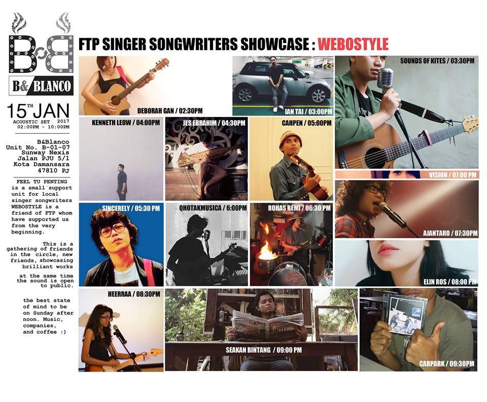 FTP Singer Songwriters Showcase