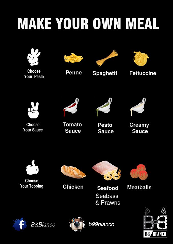 Make Your Own Meal - Pasta