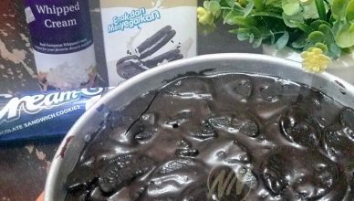 Pokka Milk Cookies & Cream Soft Brownie yang sudah siap