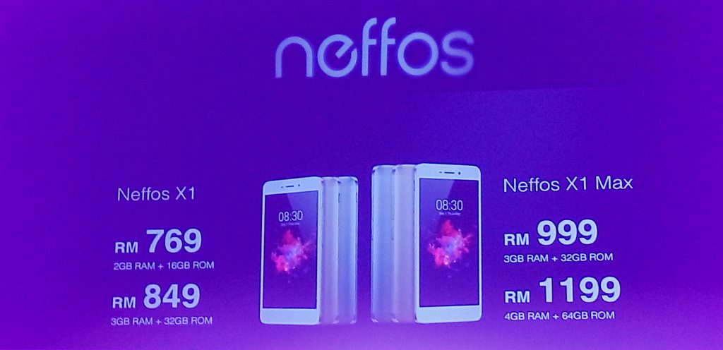 Harga pasaran Neffos X1 Series