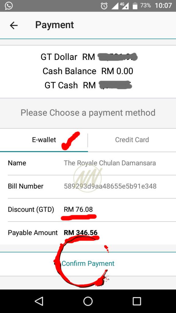 Step 10 - Confirm payment