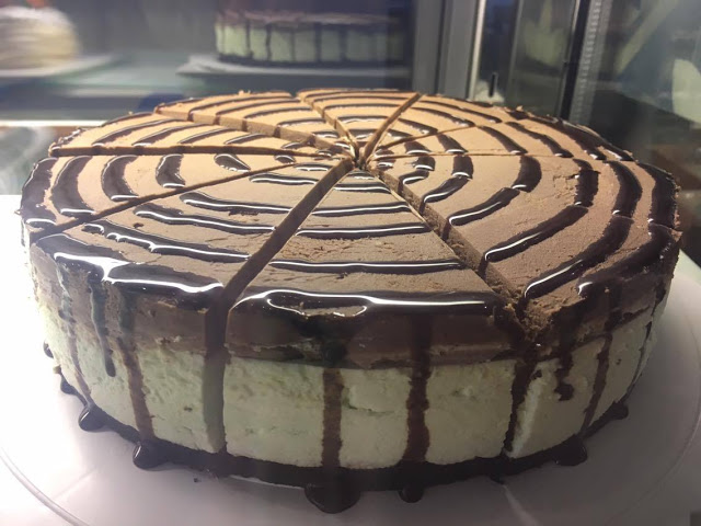 Chocolate Mint Cheese Cake - RM14.00 per piece