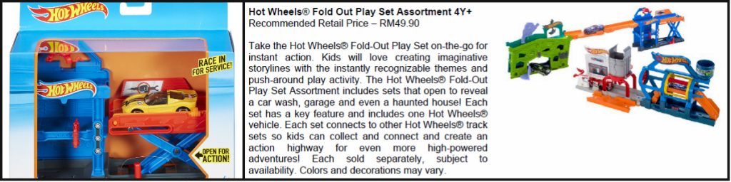 Hot Wheels Fold Out Play Set Assortment1