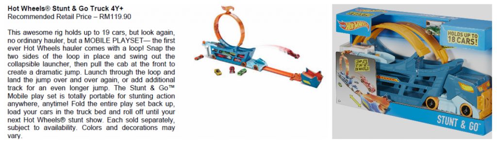 Hot Wheels Stunt & Go Truck1