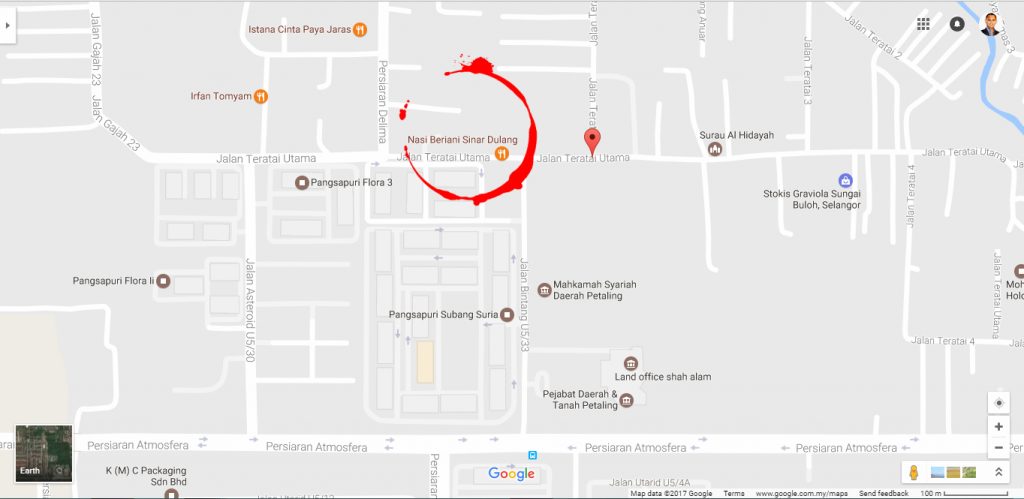 Lokasi Nasi Beriani Sinar Dulang