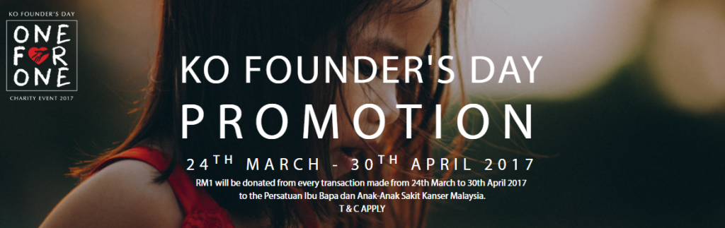 ko founder's day promotion
