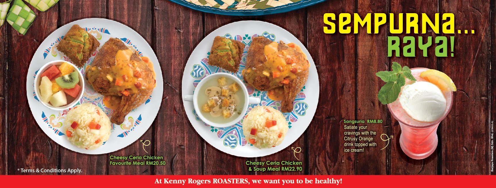 Sempurna...Raya! Cheesy Ceria Chicken Meal