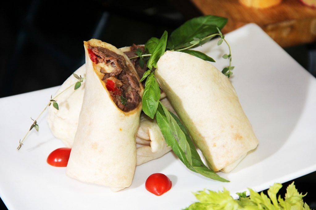 Cajun Beef Tortilla Wraps