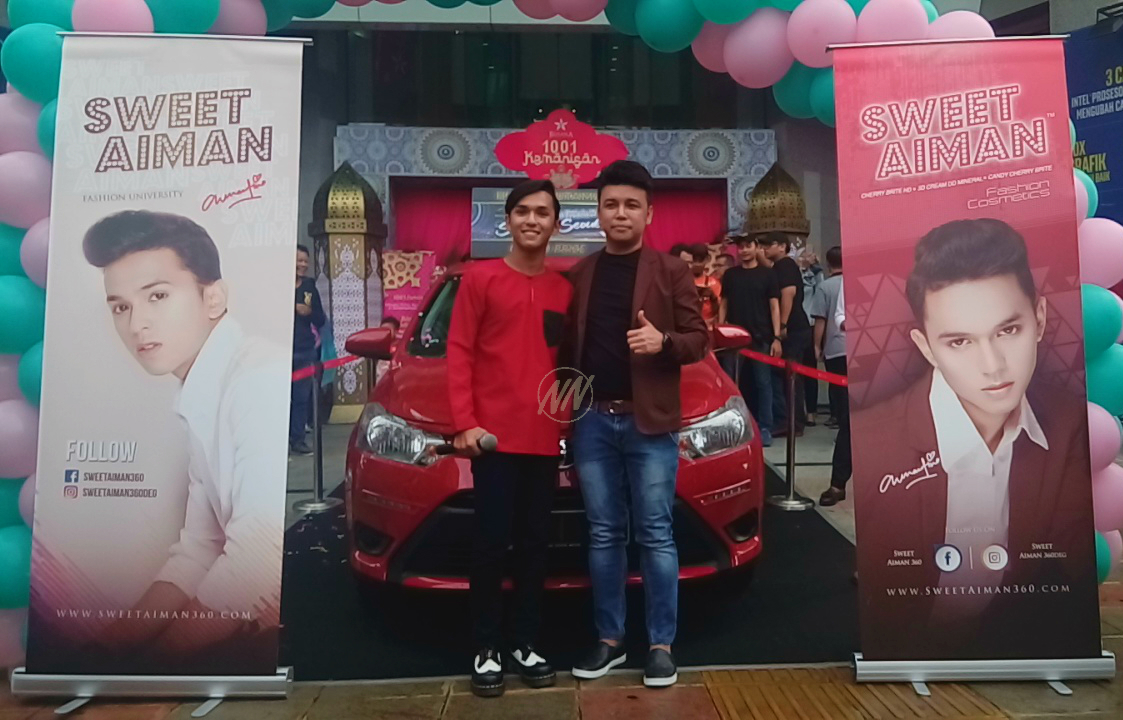 Aiman Tino bersama Dato' Ryzal Jamaludin