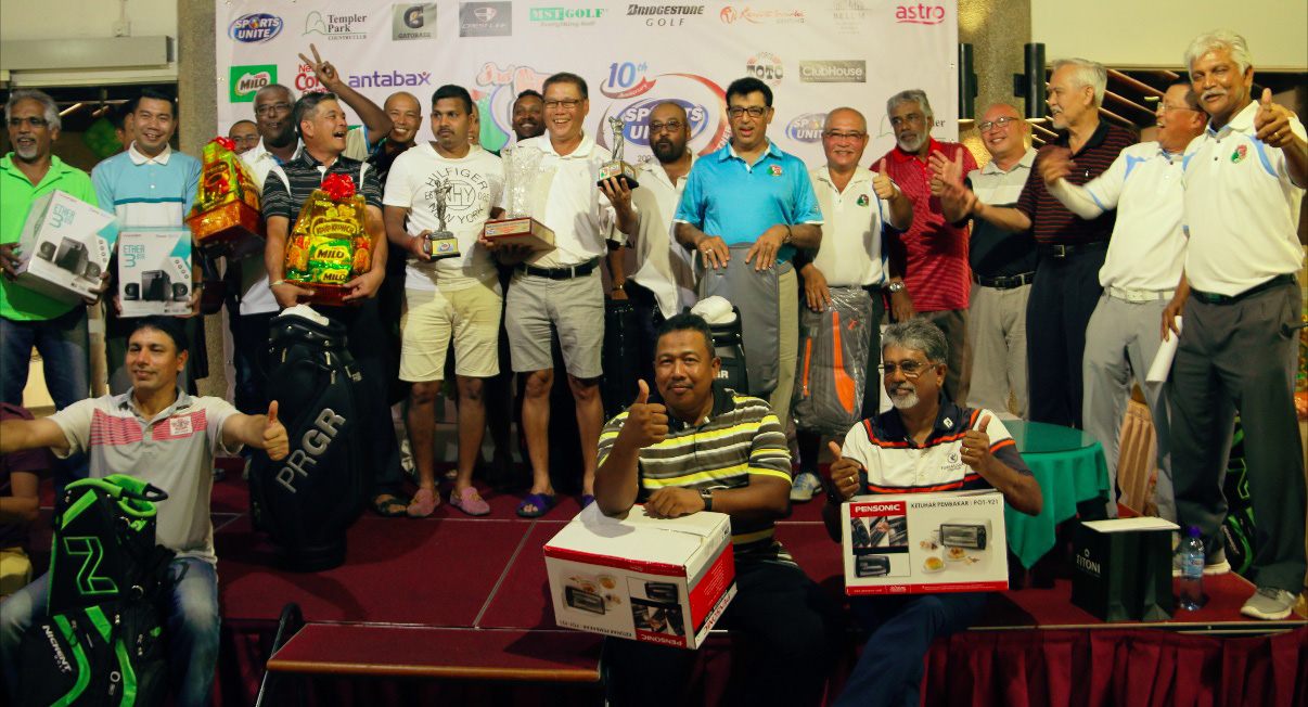 Dato’ Dina Rizal, Pengerusi Kelab Sukan SportsUnite bersama dengan para peserta di Templer Park Country Club.