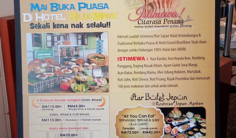 Media Food Review di Grand BlueWave Hotel Shah Alam