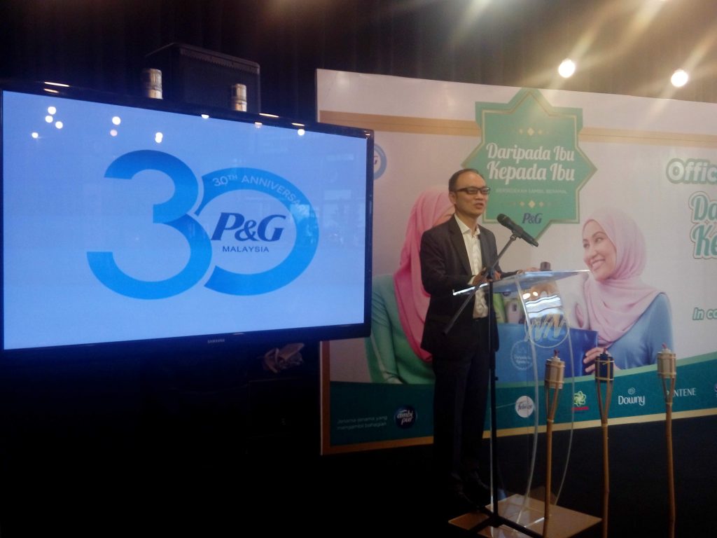 Ong Yuh Hwang, Pengarah Pengurusan bagi P&G Malaysia, Singapura & Brunei