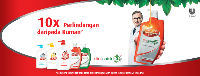 Lifebuoy membasmi kuman 99.9% 
