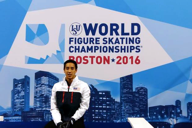 National figure skater Julian Yee Zhi Jie