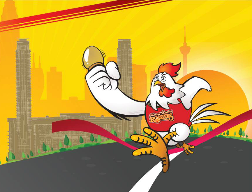 Lari sambil membawa telur