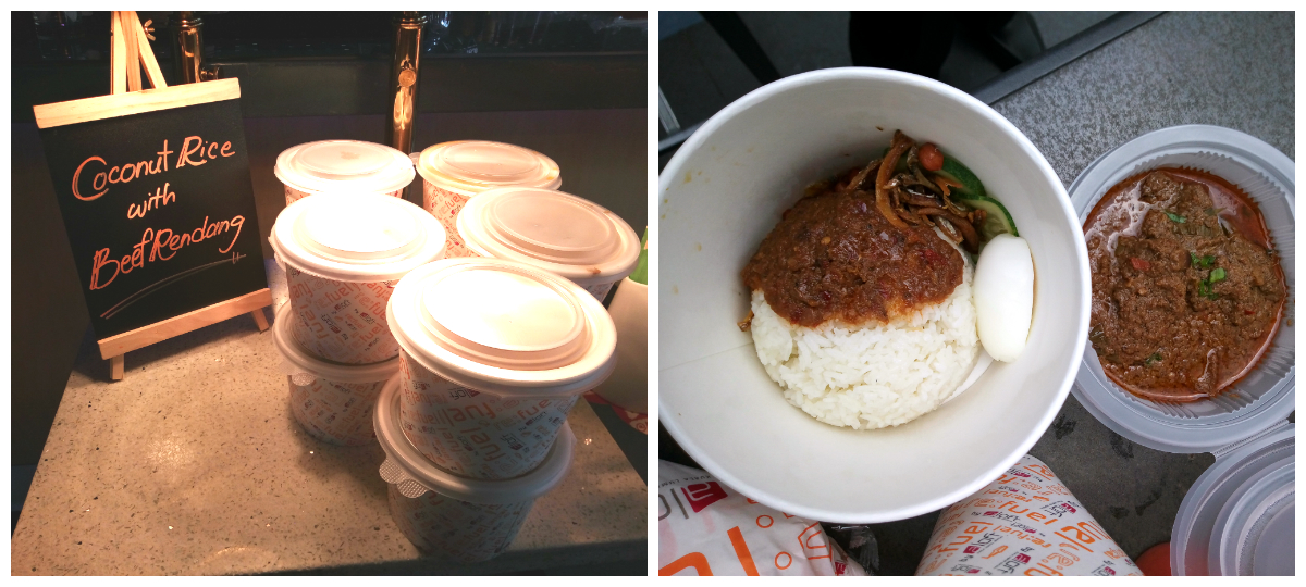 Nasi Lemak and Rendang Daging