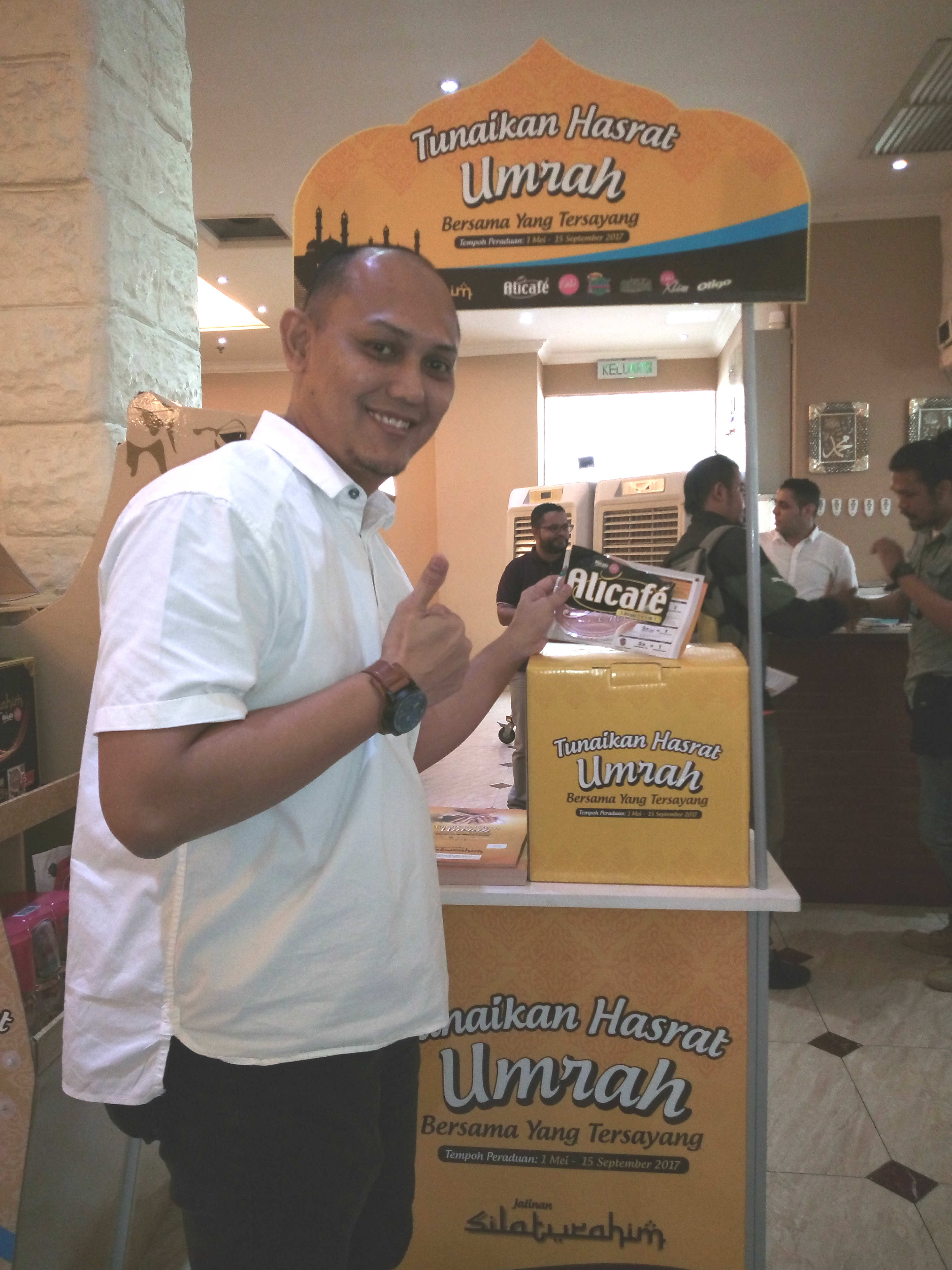 Naz dah sertai Peraduan Tunaikan Hasrat Umrah Power Root