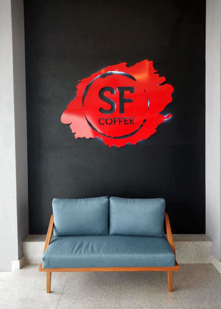 Deko baru SF Coffee