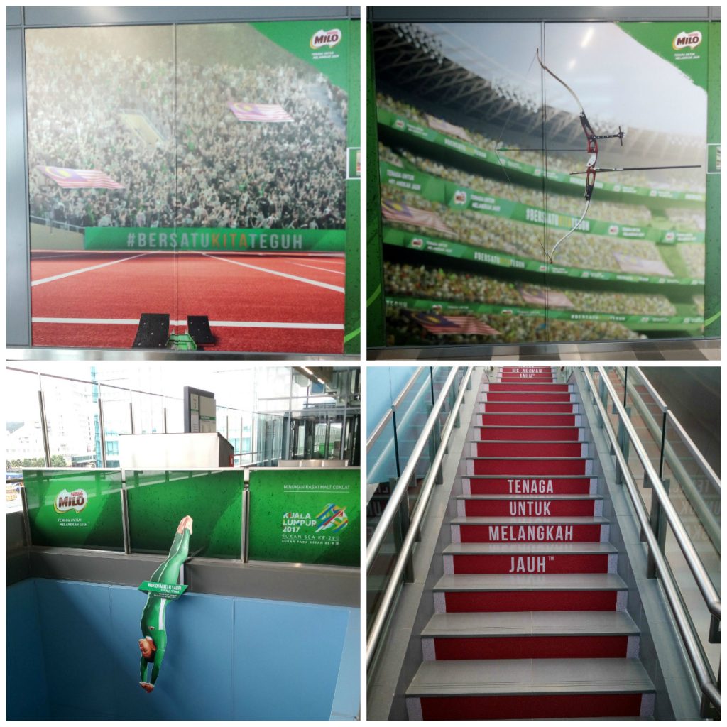 photo wall di stesen MRT Surian3