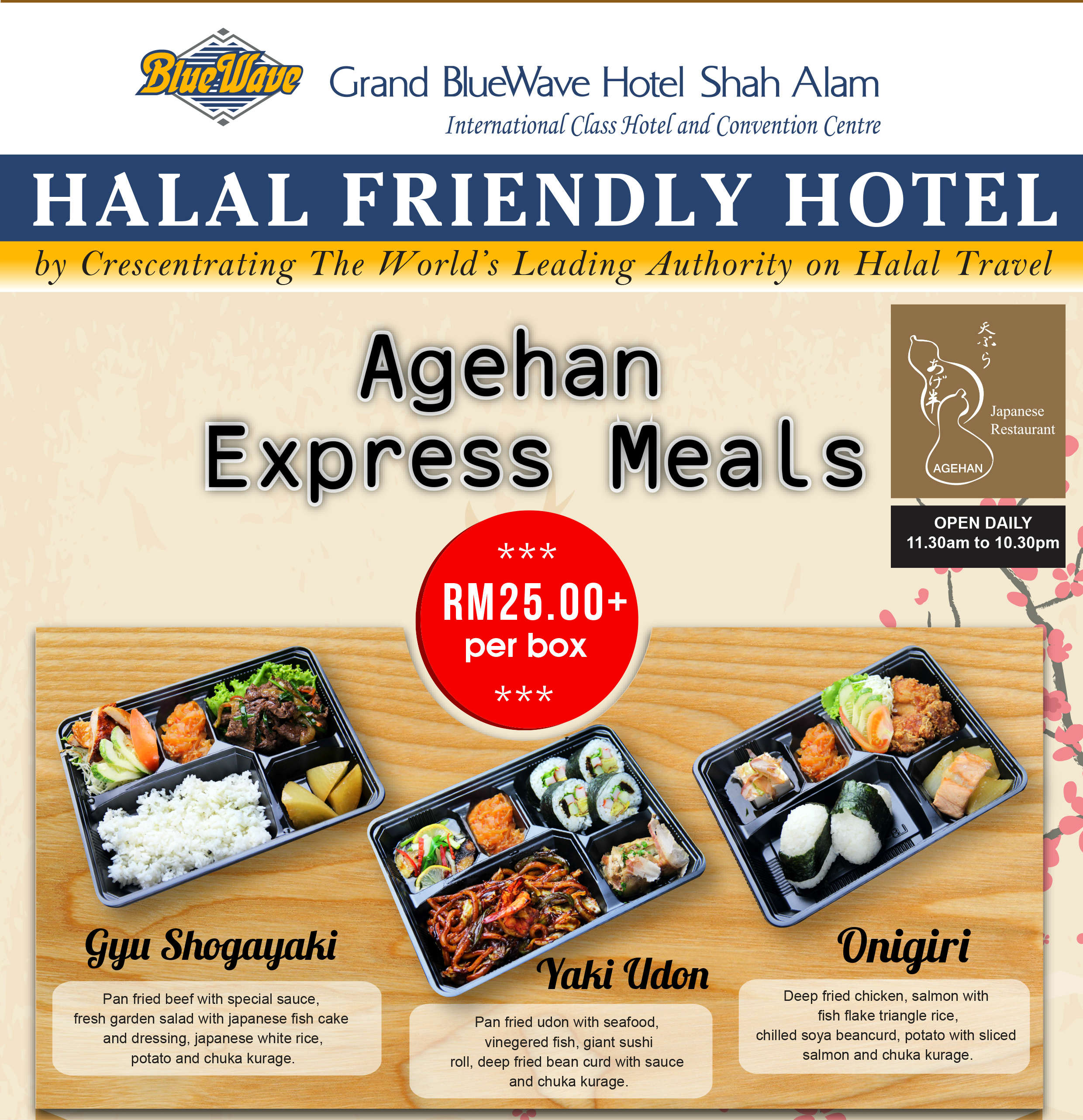 AGEHAN EXPRESS MEAL FLYERS