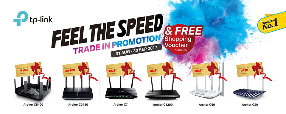 Promosi produk Router TP-Link (Trade-in)