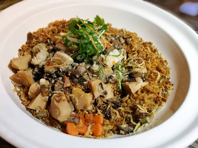 Wok-fried rice with shredded cuttlefish and silver anchovies