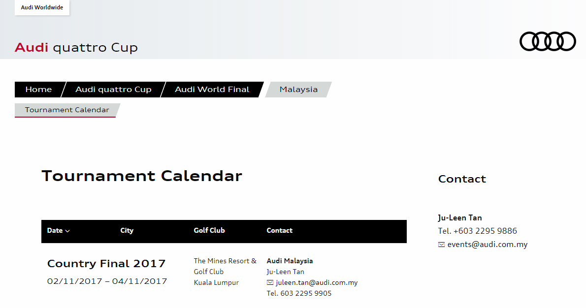 Audi Quattro Cup 2017