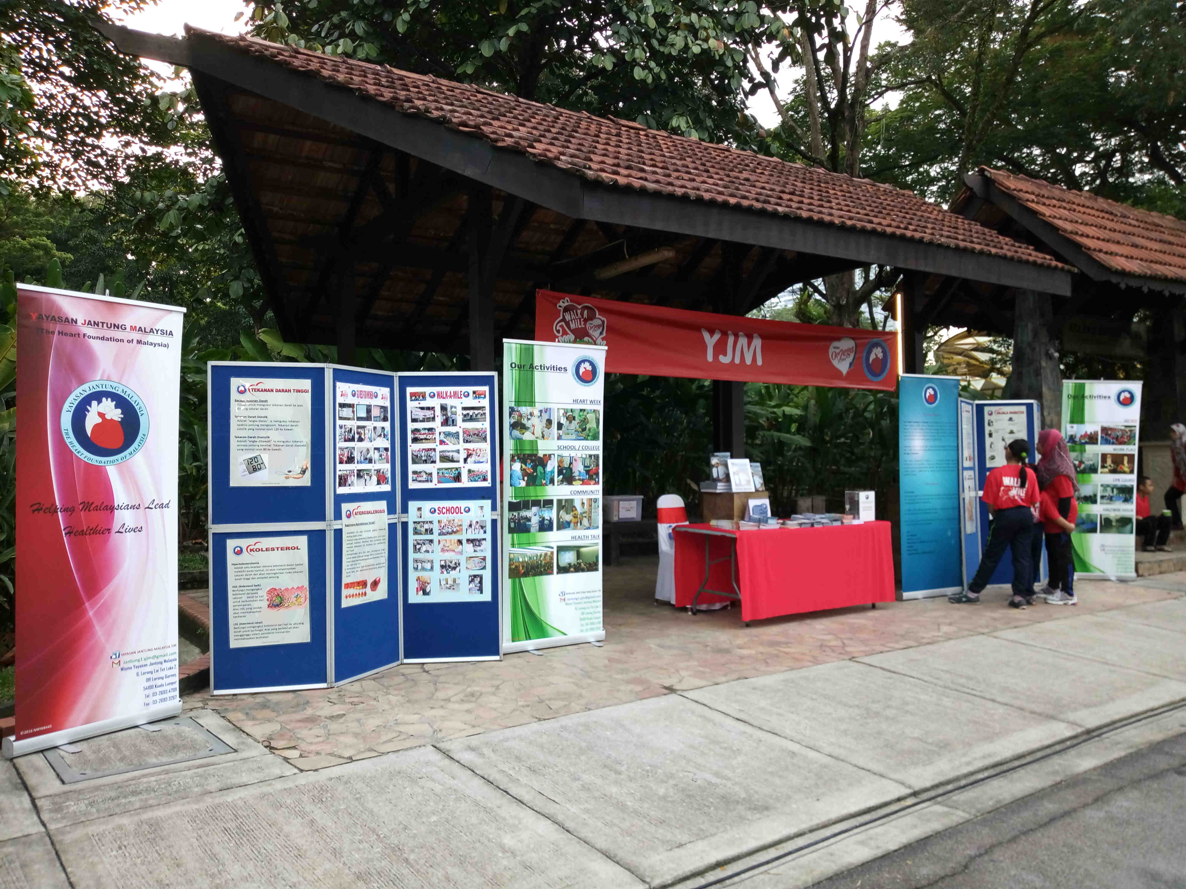 Booth Yayasan Jantung Malaysia