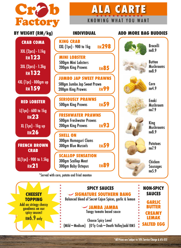 Crab Factory-Menu 3