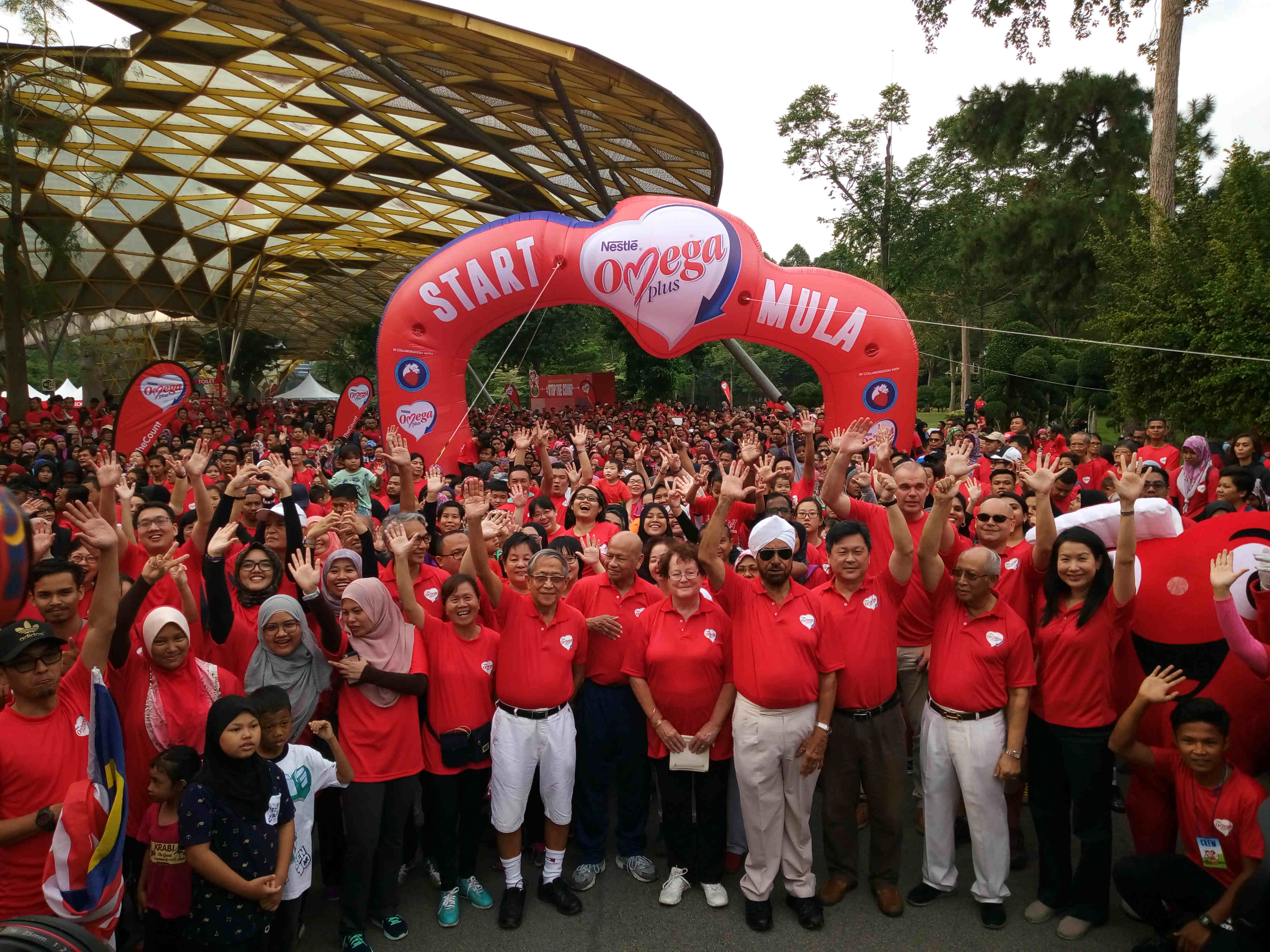 Flag off Walk-A-Mile