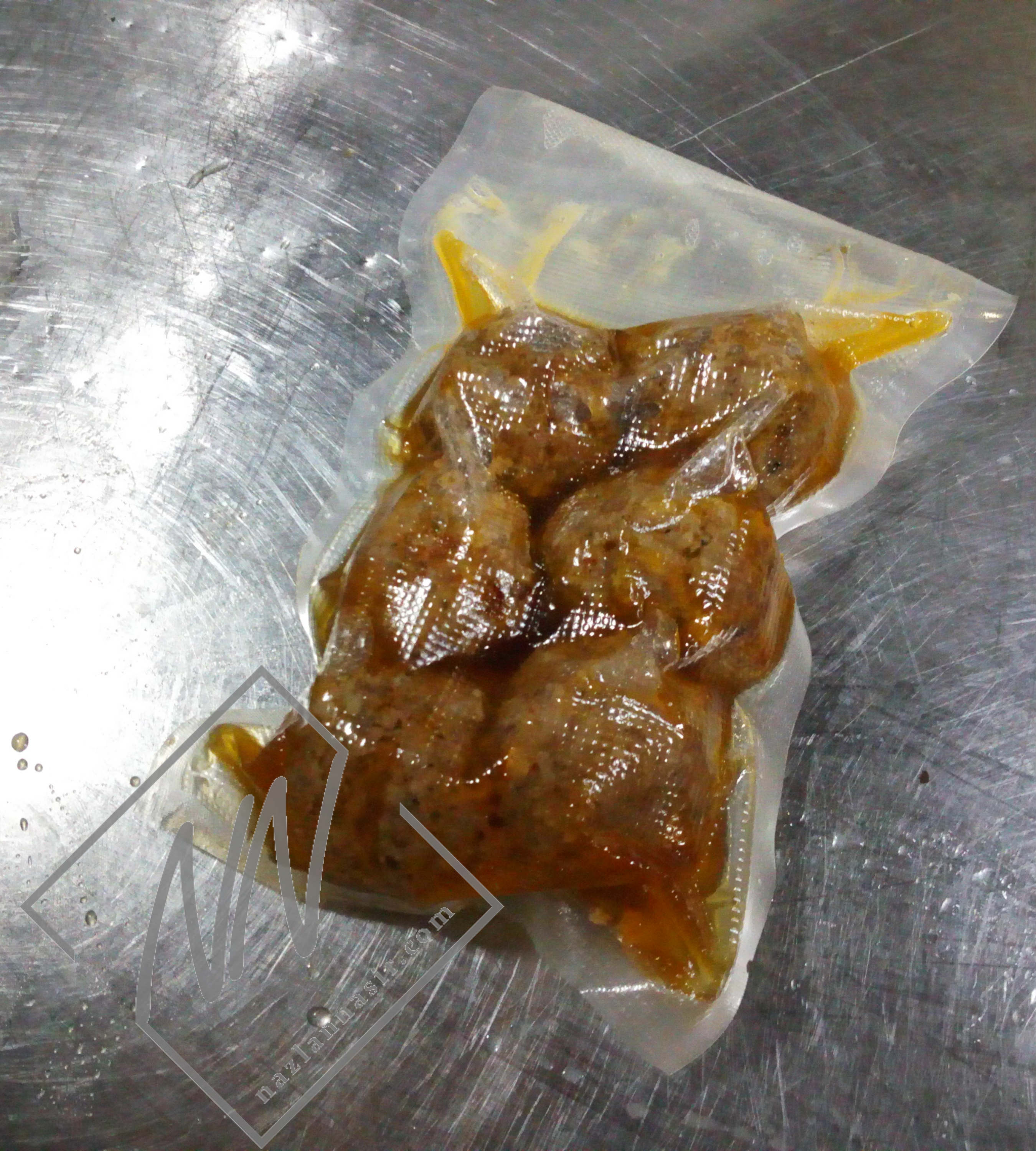 Vacuum sealed meat balls