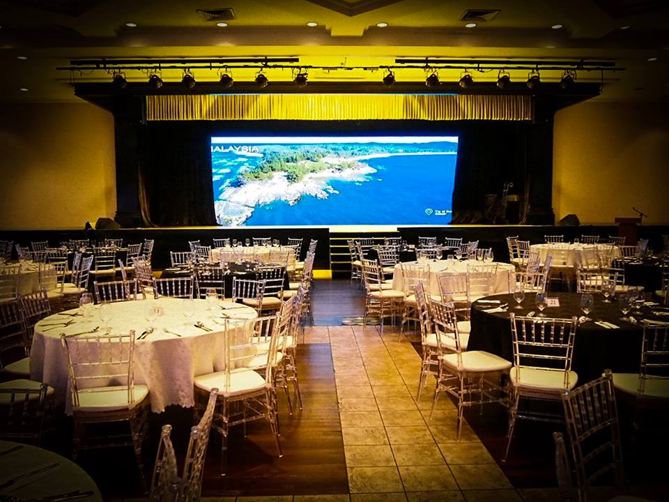 Hall can accommodate 400 pax
