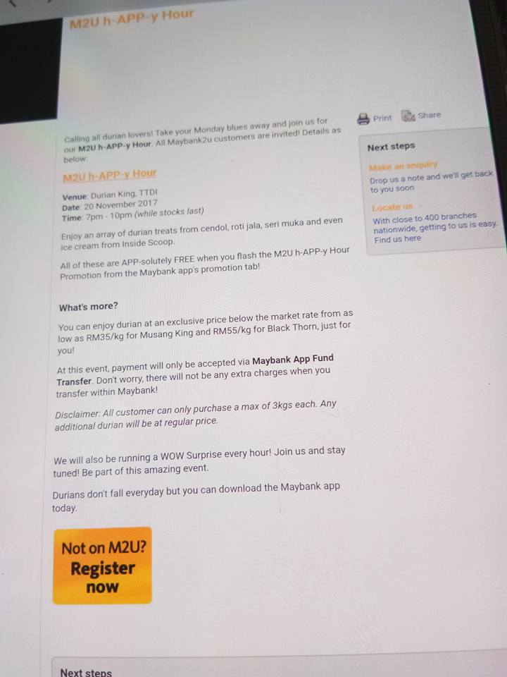 M2u h-APP-y Hour pada 20 Nov