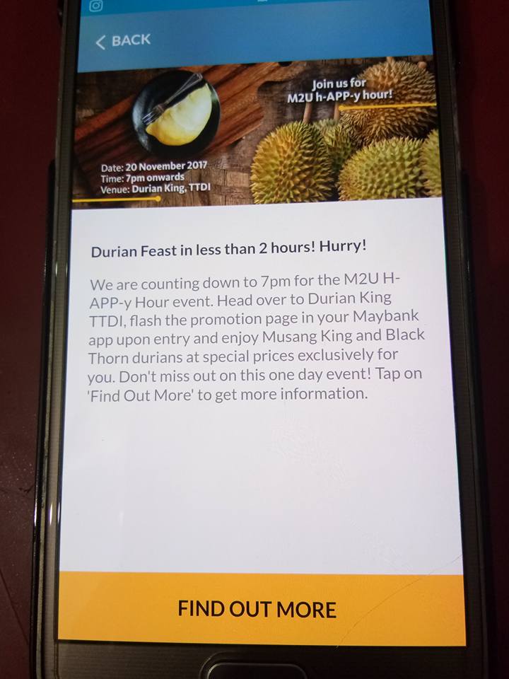 Notis M2U h-APP-y Hour