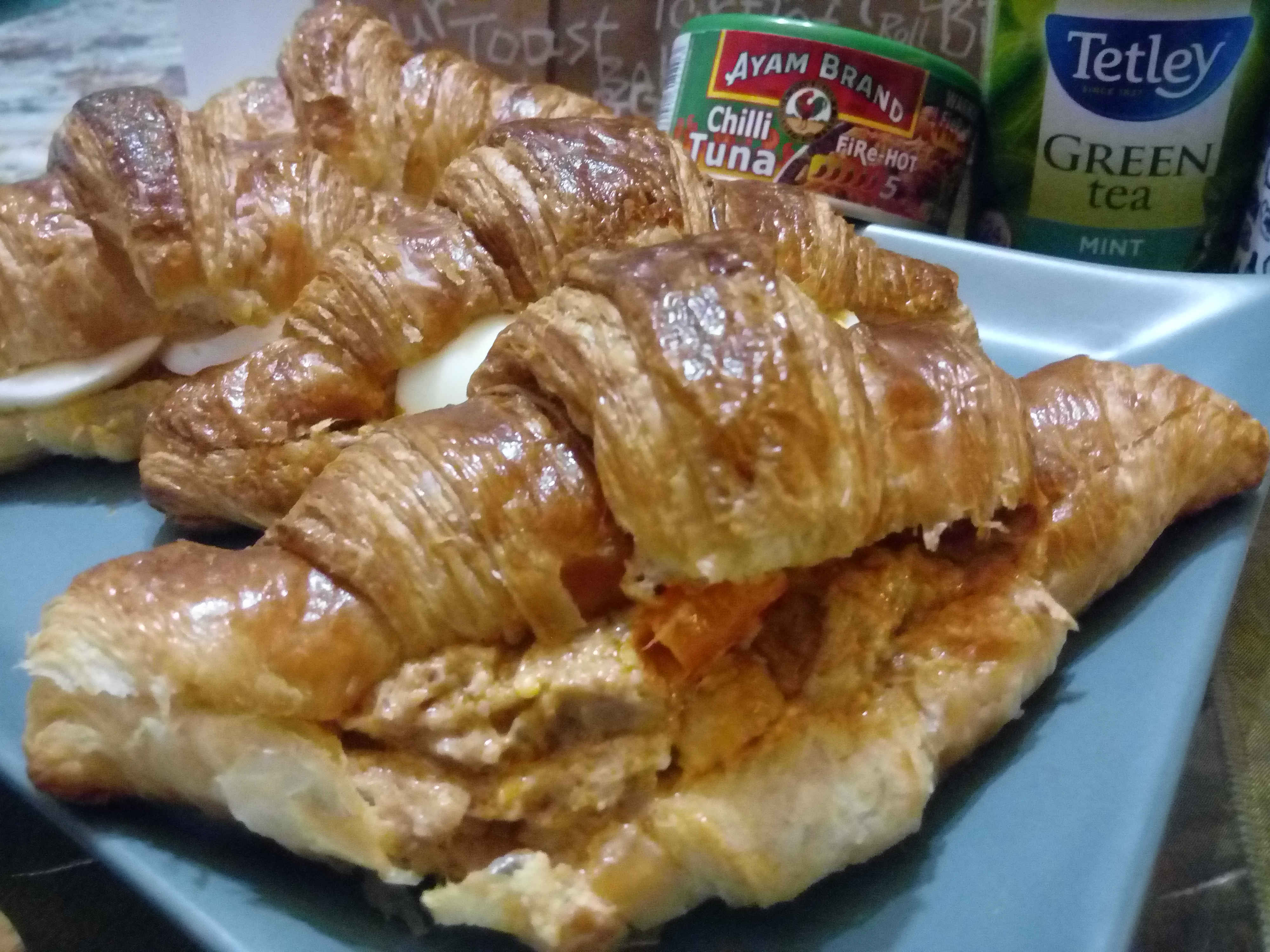 Chilli Tuna Croissant siap