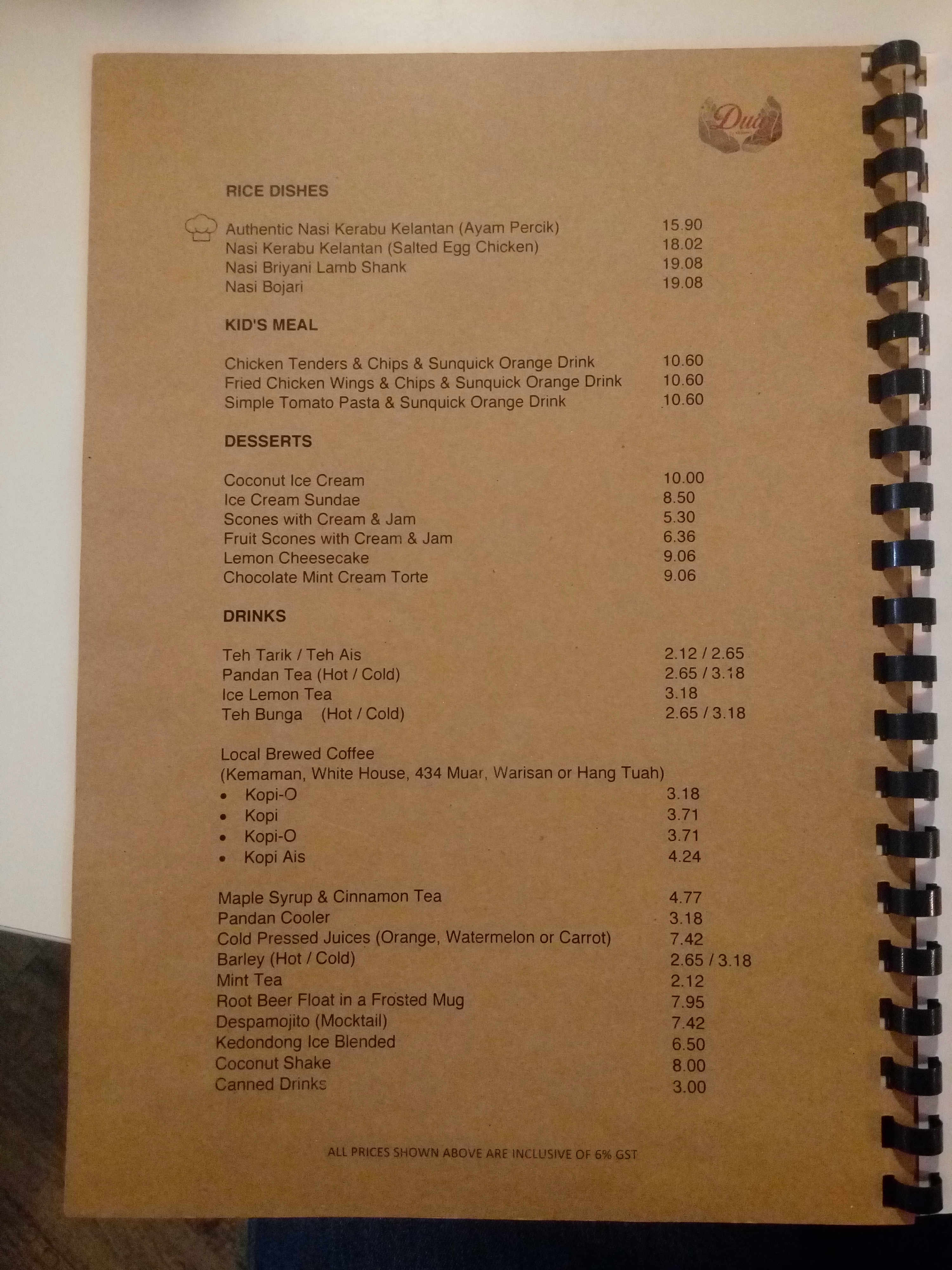 Menu 2