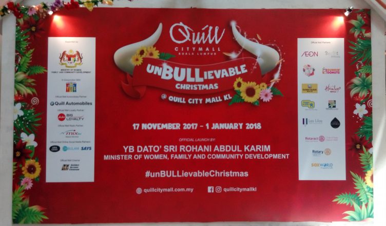 UnBULLievable Christmas_Quill City Mall KL