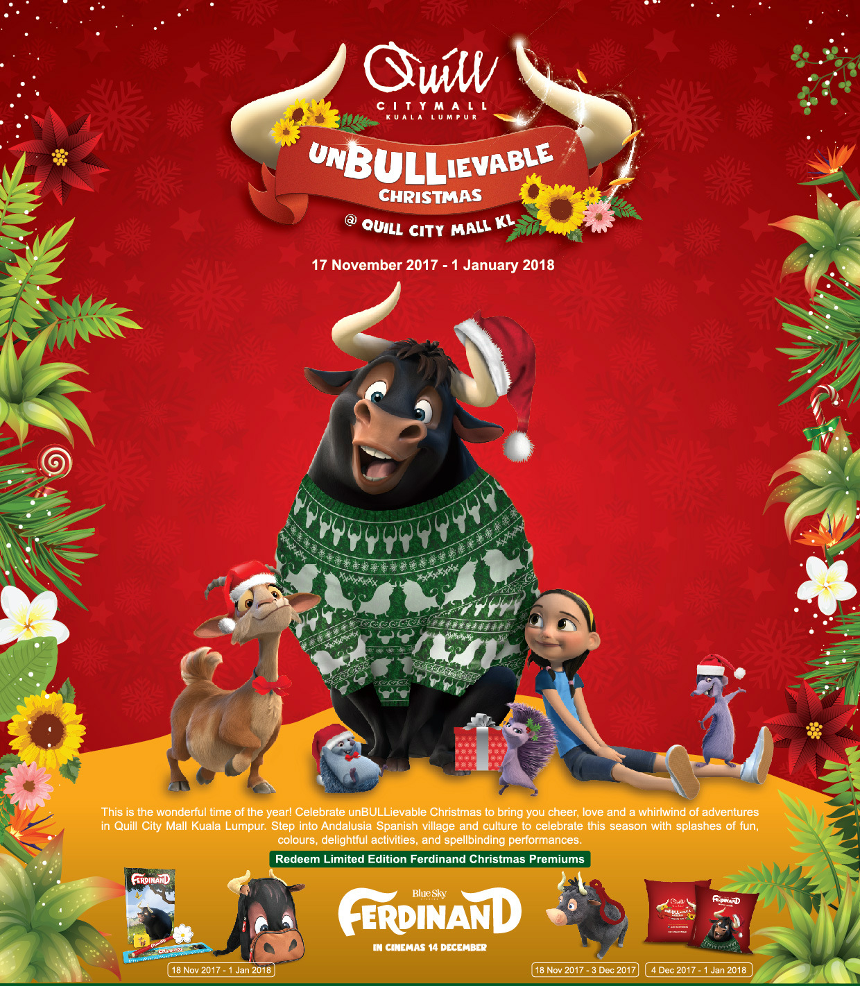 unBULLievable Christmas Poster