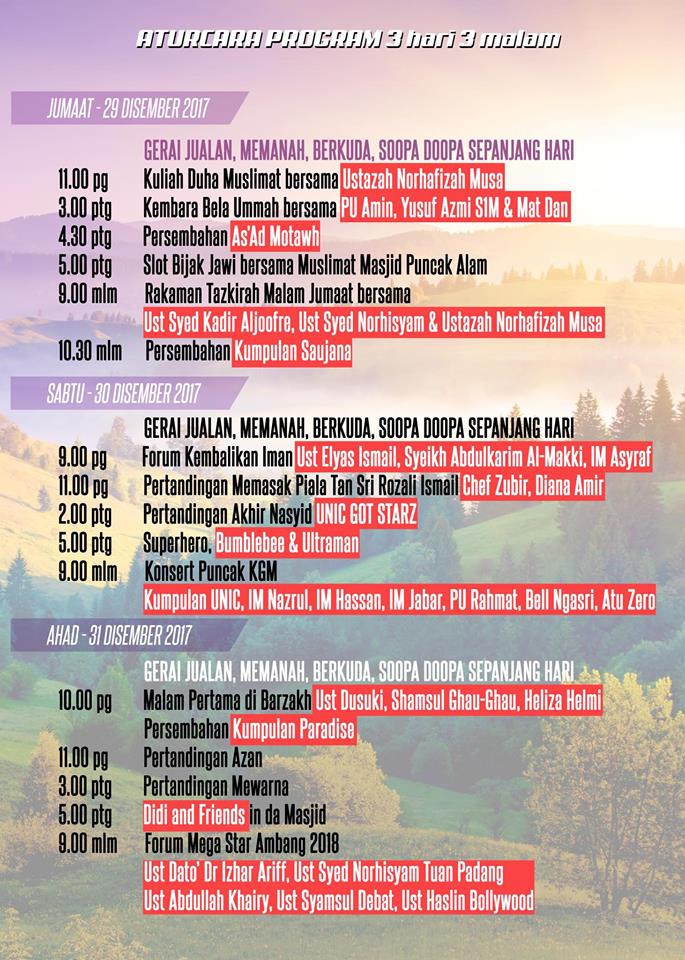 Aturcara Program KGM