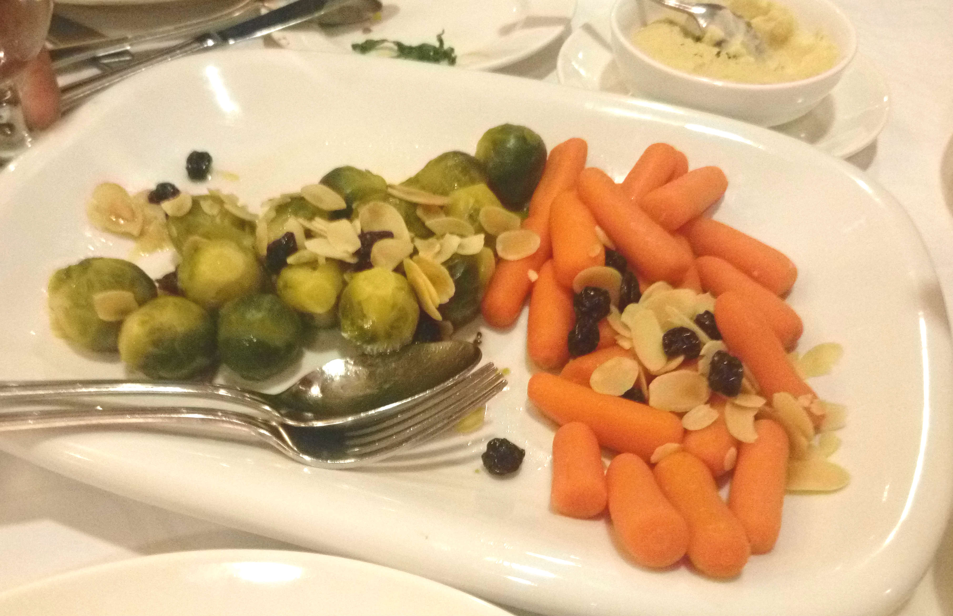 Carrot Puree, Brussels Sprout