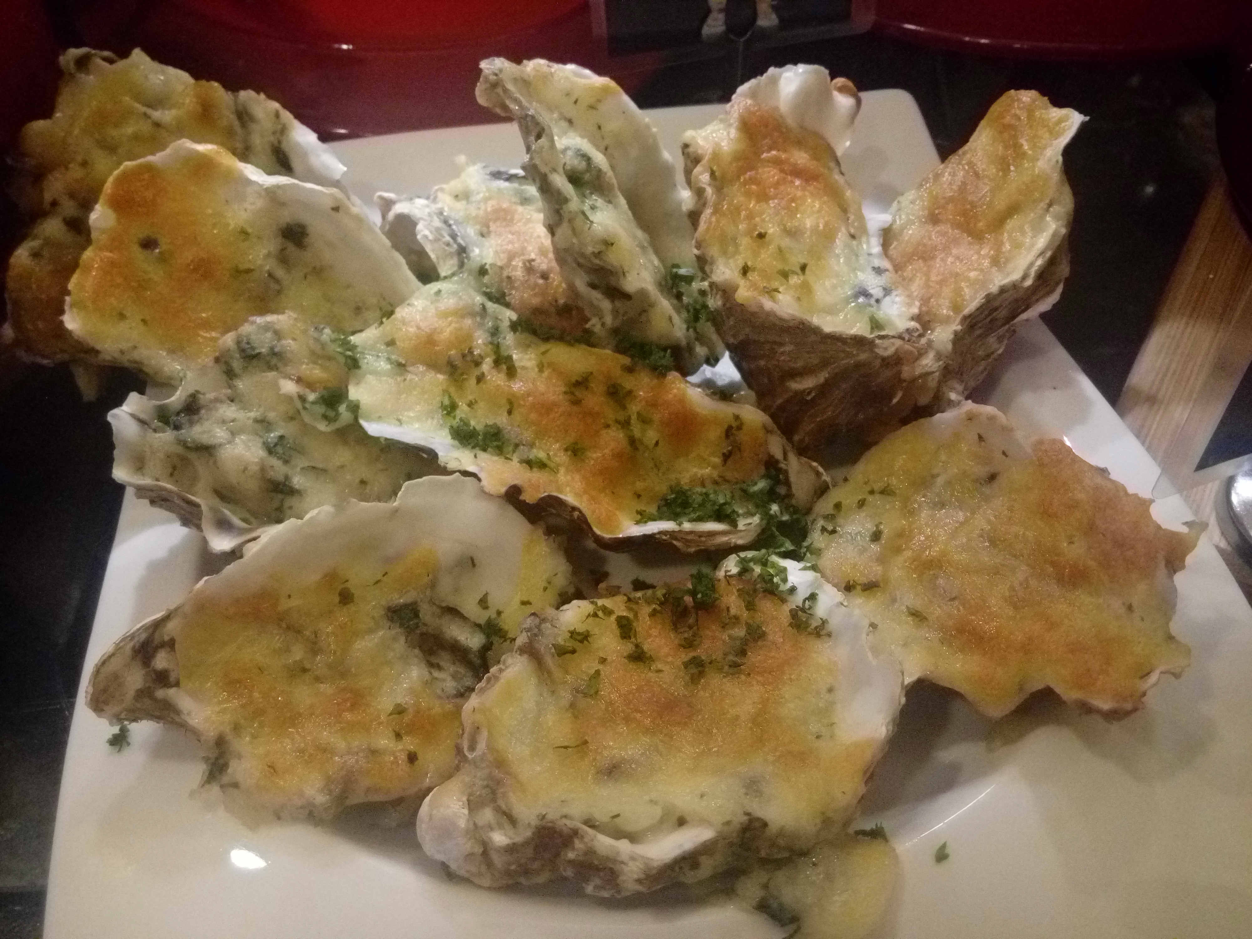 Gratinated Oyster with Rock Feller