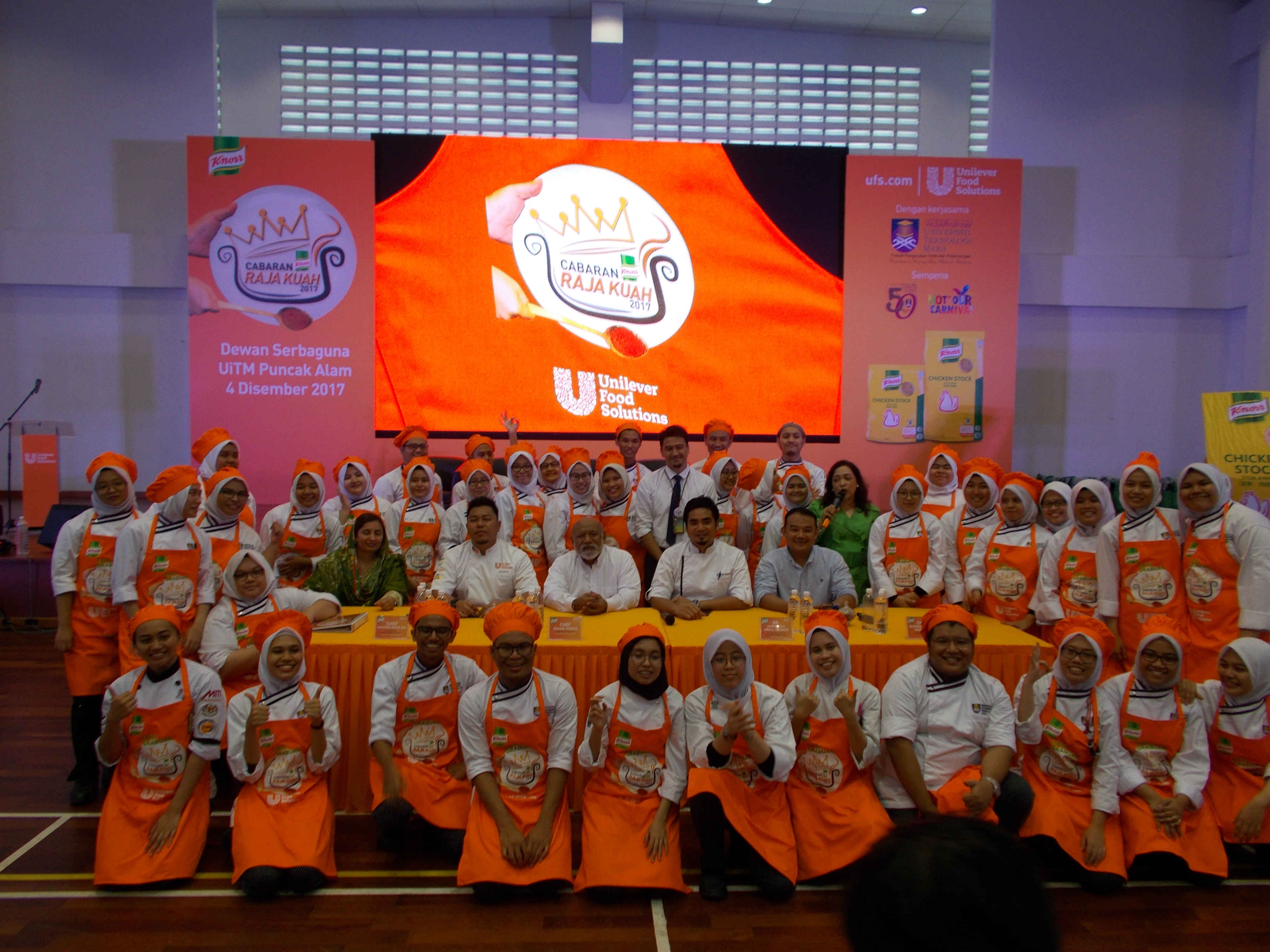 Para Peserta Cabaran Raja Kuah Knorr 2017