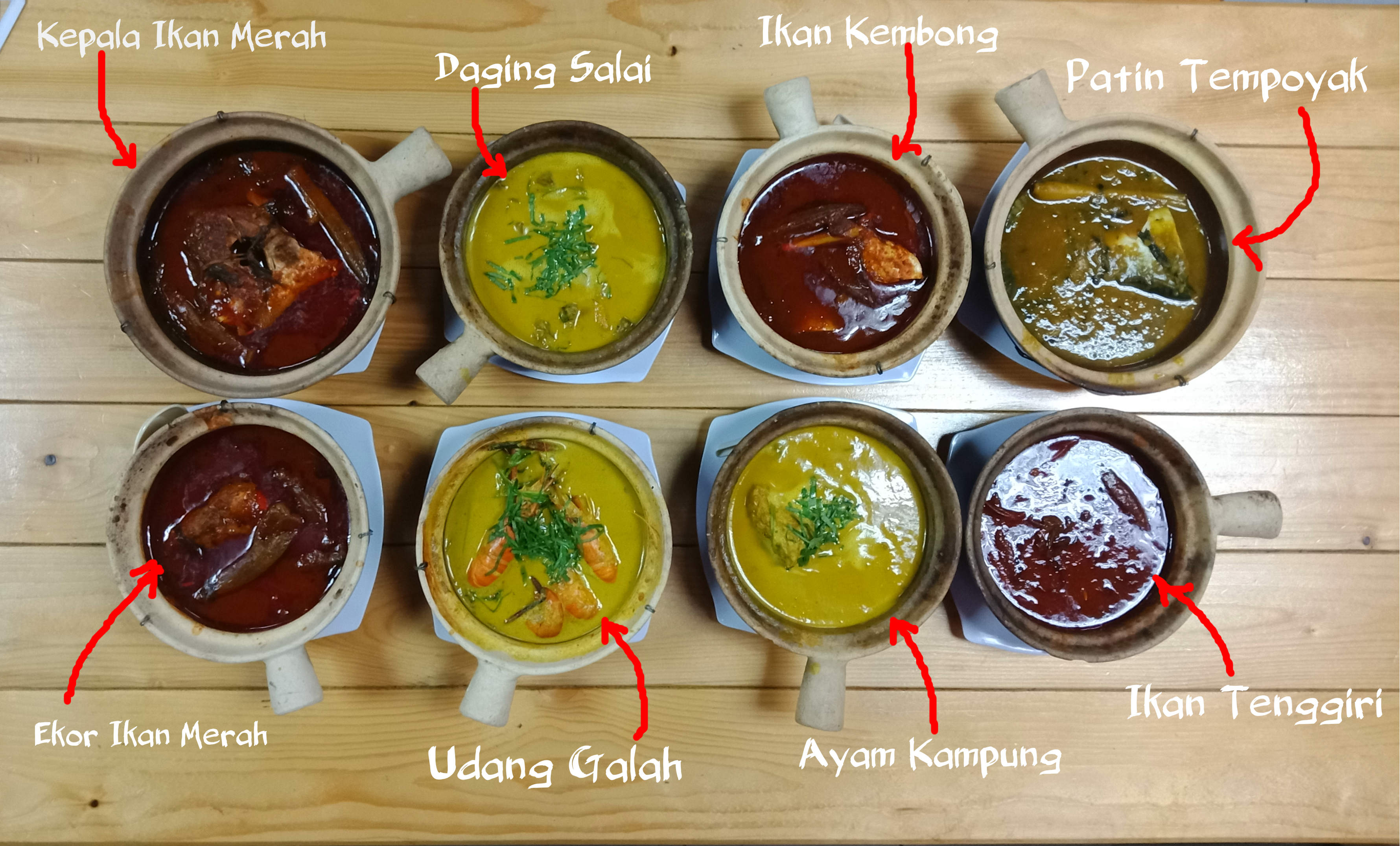 Antara sajian yang ada...