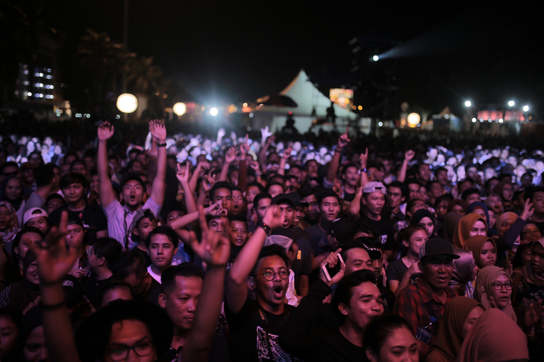 Peminat konsert Gegaria Fest